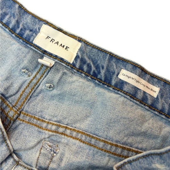 Frame Denim Le high n tight crop mini boot jeans  30 Flaw - Picture 7 of 15
